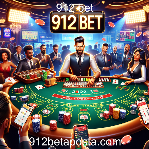 Experiência Imersiva de Dealer Ao Vivo na 912 bet